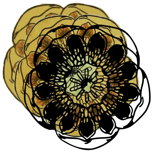 Petal rosette design