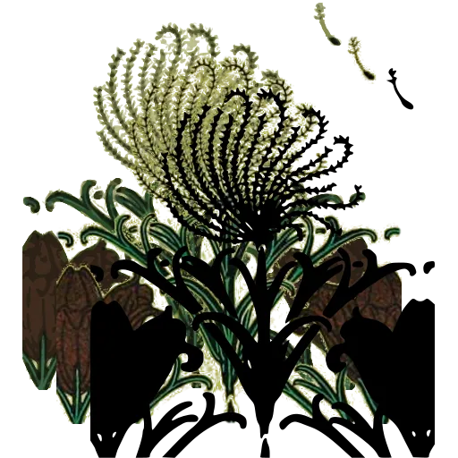 Stylised flower ornament 02