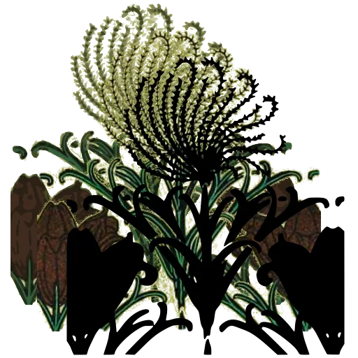 Stylised flower ornament 02