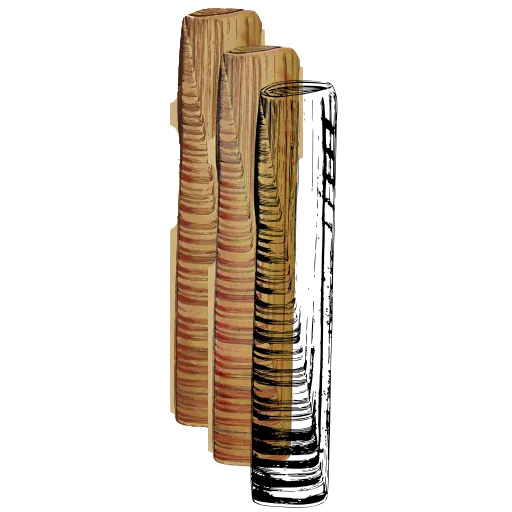 Ribbed tube shell 03