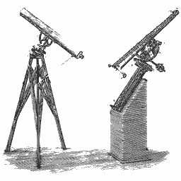 Telescopes on stands 04