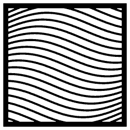 Flow Lines Square Panel