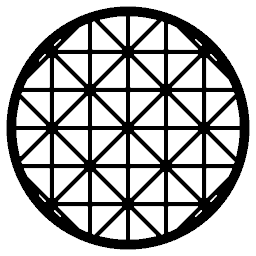 Lattice Round Panel