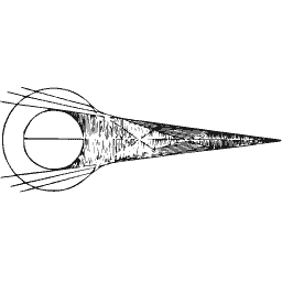 Shadow cone diagram